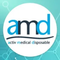 Voici le logo de la marque ACTIV MEDICAL DISPOSABLES (ACTIV MEDICAL DISPOSABLES) qui représente son identité graphique.