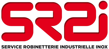 Voici le logo de la marque SERVICE ROBINETTERIE INDUSTRIELLE INOX (SR2I) qui représente son identité graphique.