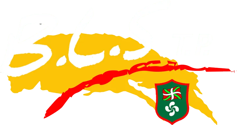 Voici le logo de la marque B.L.S. - T.P. (B.L.S. - T.P.) qui représente son identité graphique.