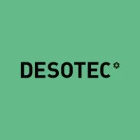 Voici le logo de la marque DESOTEC (SA) qui représente son identité graphique.