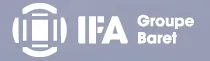 Voici le logo de la marque SAS  IFA  (INDUSTRIES - FORETS - ARDENNES) qui représente son identité graphique.