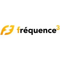Voici le logo de la marque FREQUENCE 3 qui représente son identité graphique.