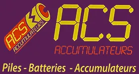 Voici le logo de la marque ACS ACCUMULATEURS (ACS ACCUMULATEURS) qui représente son identité graphique.