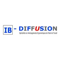 Voici le logo de la marque I.B DIFFUSION (KARAM'S TELECOM) qui représente son identité graphique.
