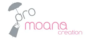 Voici le logo de la marque MOANA CREATION qui représente son identité graphique.