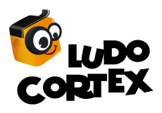 Voici le logo de la marque LUDOCORTEX qui représente son identité graphique.