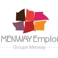 Voici le logo de la marque MENWAY HOLDING qui représente son identité graphique.