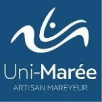 Voici le logo de la marque UNI-MAREE qui représente son identité graphique.