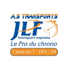 Voici le logo de la marque AS TRANSPORTS-JLF qui représente son identité graphique.