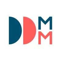 Voici le logo de la marque MADAMEMONSIEUR COMMUNICATION(S) (L.A PRESSE) qui représente son identité graphique.