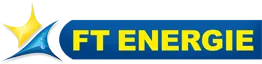 Voici le logo de la marque F.T ENERGIE qui représente son identité graphique.