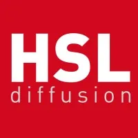 Voici le logo de la marque HSL DIFFUSION qui représente son identité graphique.