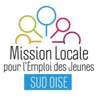 Voici le logo de la marque MISSION LOCALE POUR L'EMPLOI DES JEUNES SUD OISE (MLEJ) qui représente son identité graphique.