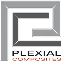 Voici le logo de la marque PLEXIAL COMPOSITES qui représente son identité graphique.