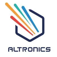 Voici le logo de la marque ALTRONICS (LA CENTRALE DU MONITEUR) qui représente son identité graphique.