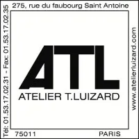 Voici le logo de la marque ATELIER T LUIZARD qui représente son identité graphique.
