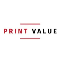 Voici le logo de la marque PRINT VALUE qui représente son identité graphique.