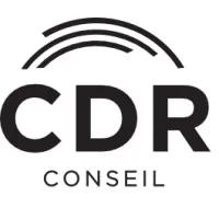 Voici le logo de la marque C.D.R. CONSEIL qui représente son identité graphique.