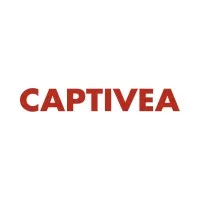 Voici le logo de la marque CAPTIVEA qui représente son identité graphique.