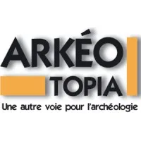 Voici le logo de la marque ARKEOTOPIA UNE AUTRE VOIE POUR L'ARCHEOLOGIE qui représente son identité graphique.