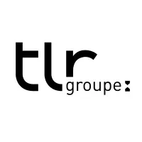 Voici le logo de la marque TLR GROUPE qui représente son identité graphique.
