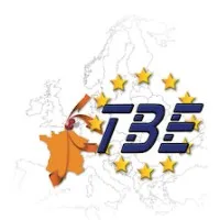 Voici le logo de la marque TBE (TRANS BEAU EXPRESS) qui représente son identité graphique.