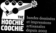 Voici le logo de la marque THE HOOCHIE COOCHIE qui représente son identité graphique.