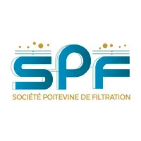 Voici le logo de la marque SOCIETE POITEVINE DE FILTRATION OU SPF EN ABREGE qui représente son identité graphique.