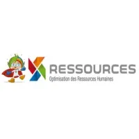 Voici le logo de la marque RESSOURCES qui représente son identité graphique.