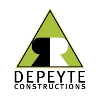 Voici le logo de la marque DEPEYTE CONSTRUCTIONS qui représente son identité graphique.