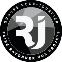 Voici le logo de la marque GROUPE ROUX JOURFIER qui représente son identité graphique.