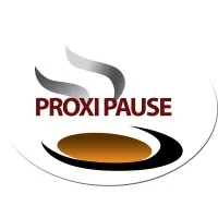 Voici le logo de la marque PROXI PAUSE qui représente son identité graphique.