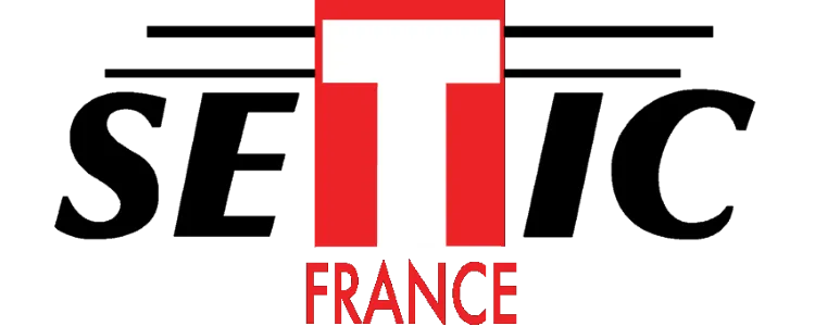 Voici le logo de la marque SOCIETE D'ETUDES DE TUYAUTERIE INDUSTRIELLE ET DE CHAUDRONNERIE (SETIC) qui représente son identité graphique.