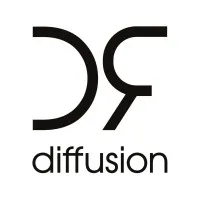 Voici le logo de la marque DR DIFFUSION (LE DIVAN ROUGE) qui représente son identité graphique.
