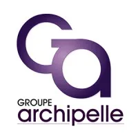 Voici le logo de la marque GROUPE ARCHIPELLE qui représente son identité graphique.