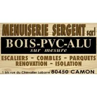 Voici le logo de la marque MENUISERIE SERGENT qui représente son identité graphique.