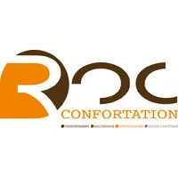 Voici le logo de la marque ROC CONFORTATION qui représente son identité graphique.