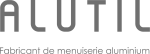 Voici le logo de la marque ALUTIL qui représente son identité graphique.