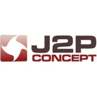 Voici le logo de la marque J2P CONCEPT qui représente son identité graphique.