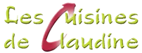 LES CUISINES DE CLAUDINE logo