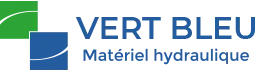 Voici le logo de la marque VERT BLEU qui représente son identité graphique.