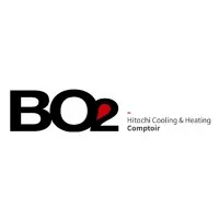 Voici le logo de la marque B O 2 qui représente son identité graphique.