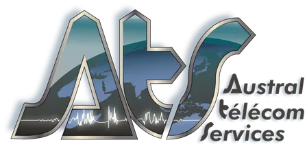 Voici le logo de la marque AUSTRAL TELECOM SERVICES (ATS) qui représente son identité graphique.