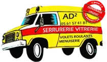 Voici le logo de la marque AD2 qui représente son identité graphique.