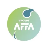 Voici le logo de la marque AFFA.COM qui représente son identité graphique.
