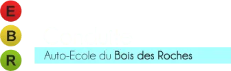 Voici le logo de la marque E.B.R. CONDUITE qui représente son identité graphique.