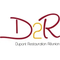 Voici le logo de la marque DUPONT RESTAURATION REUNION (D2R) qui représente son identité graphique.