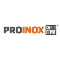 Voici le logo de la marque PRO INOX FRANCE (PRO INOX FRANCE) qui représente son identité graphique.