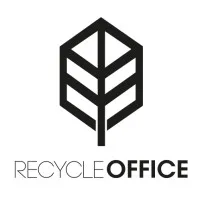 Voici le logo de la marque RECYCLEOFFICE qui représente son identité graphique.