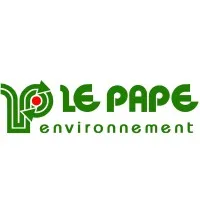 Voici le logo de la marque LE PAPE ENVIRONNEMENT qui représente son identité graphique.